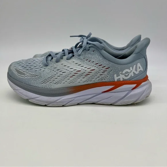 Hoka One Clifton Edge Light Blue Wonen Sneakers Size 8.5B - Picture 3 of 16